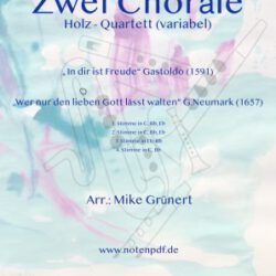 2 Choräle (Holzbläser-Quartett variabel)