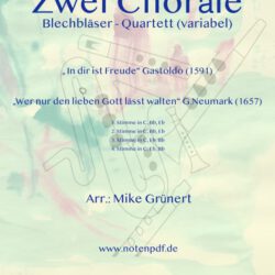 2 Choräle (Brass-Quartett variabel)