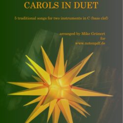 Carols in Duet (C-instruments bass clef)