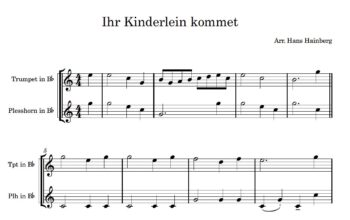 Ihr Kinderlein kommet (Fürst Pless + Ventilhorn) – Bild 2