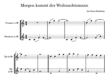 Morgen kommt der Weihnachtsmann (Fürst Pless + Ventilhorn) – Bild 2