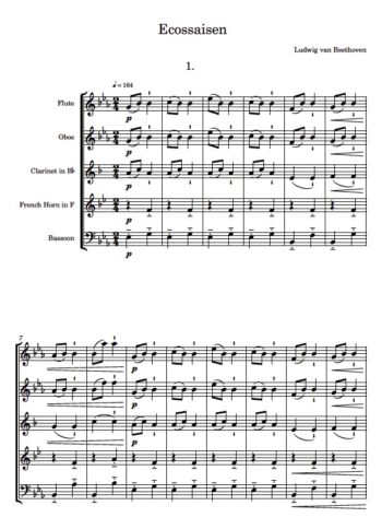 6 Ecossaisen - Beethoven – Bild 2