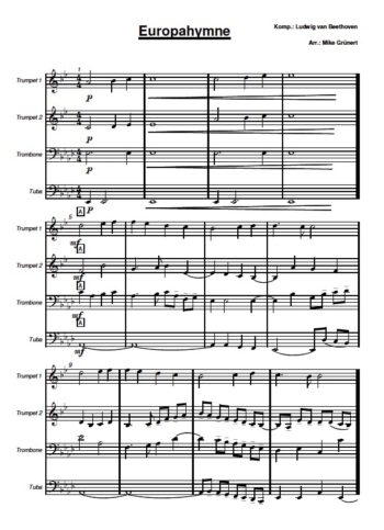 Europahymne (Quartett) – Bild 2