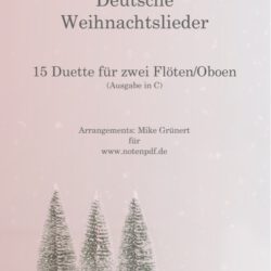 15 Deutsche Weihnachtslieder (in C - hoch)